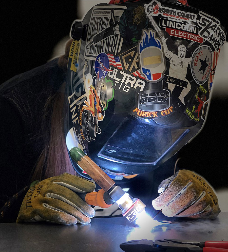 A Dream Job in Welding for a Winner of the mikeroweWORKS Foundation Scholarship