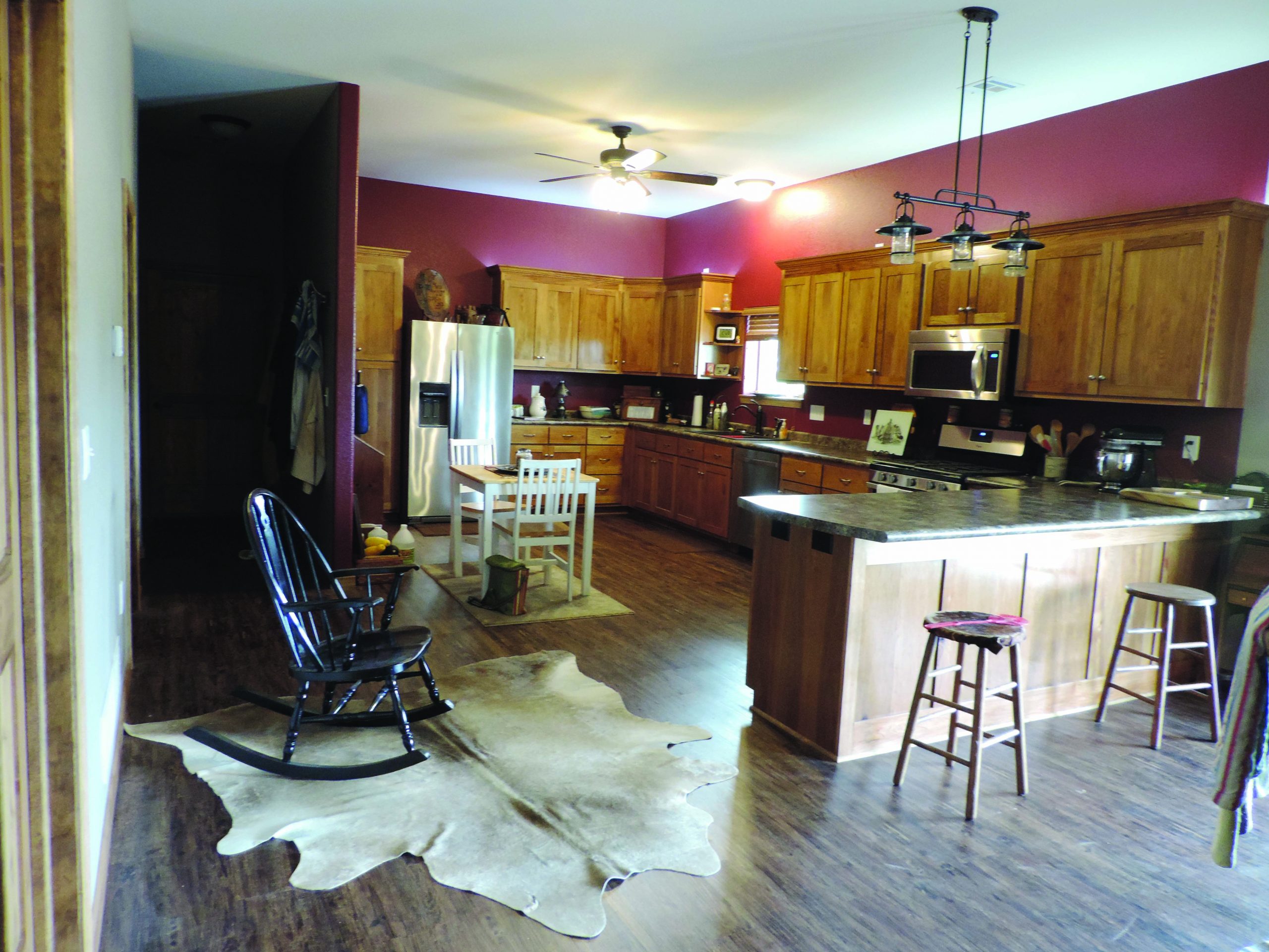 Kitchen in a Post-Frame Home