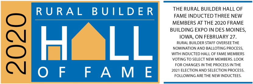 Rural Builder Hall of Fame Inductees