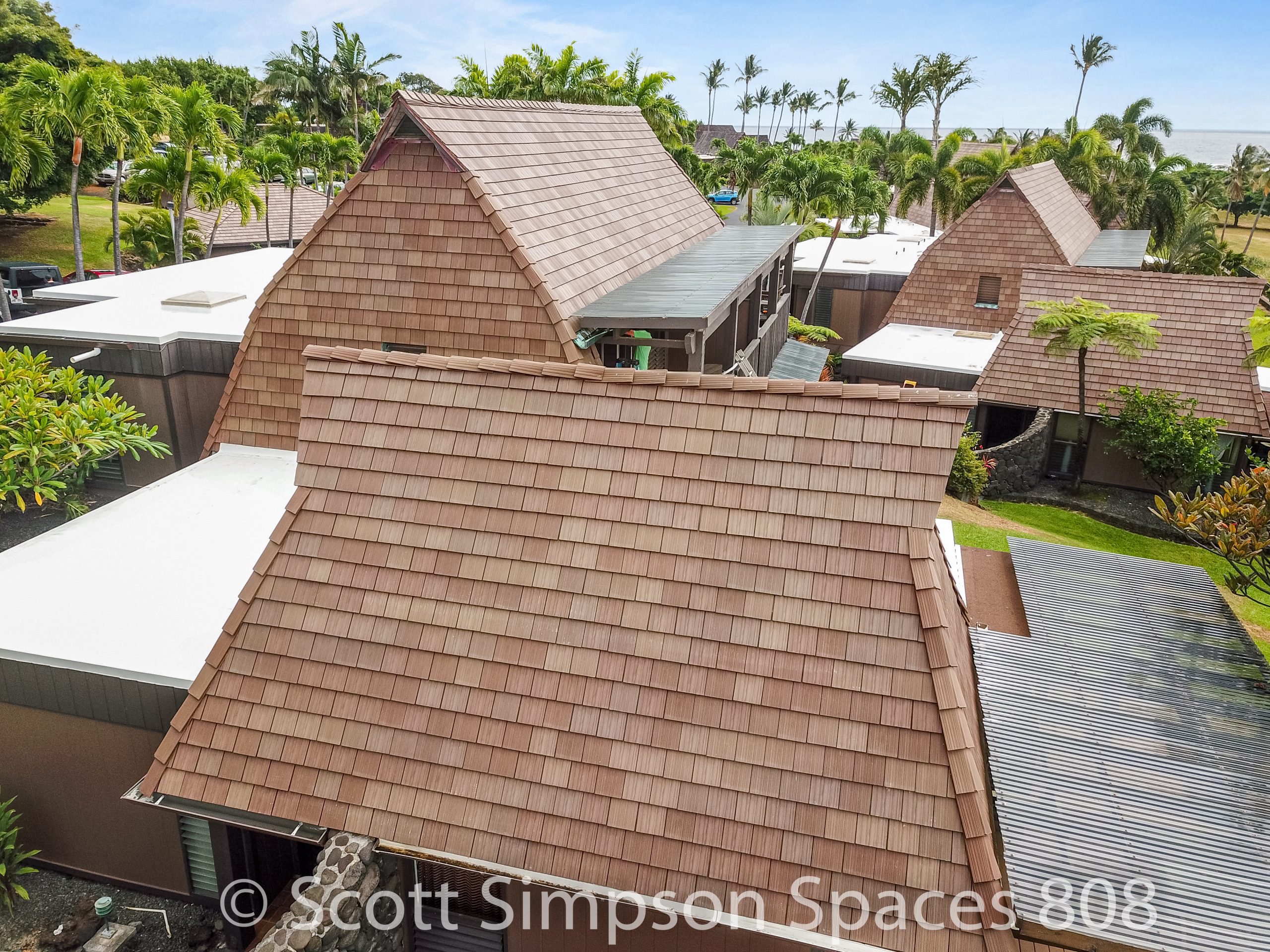 Reroofing with Polymer Shakes to Withstand Hawaii’s Sun, Salt Spray and Wind