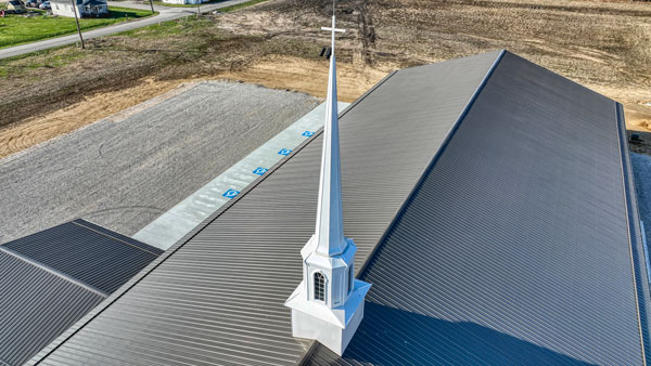 Church Construction Projects using Metal Components