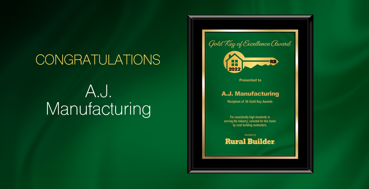 A.J. Manufacturing • Gold Key Winner 2022