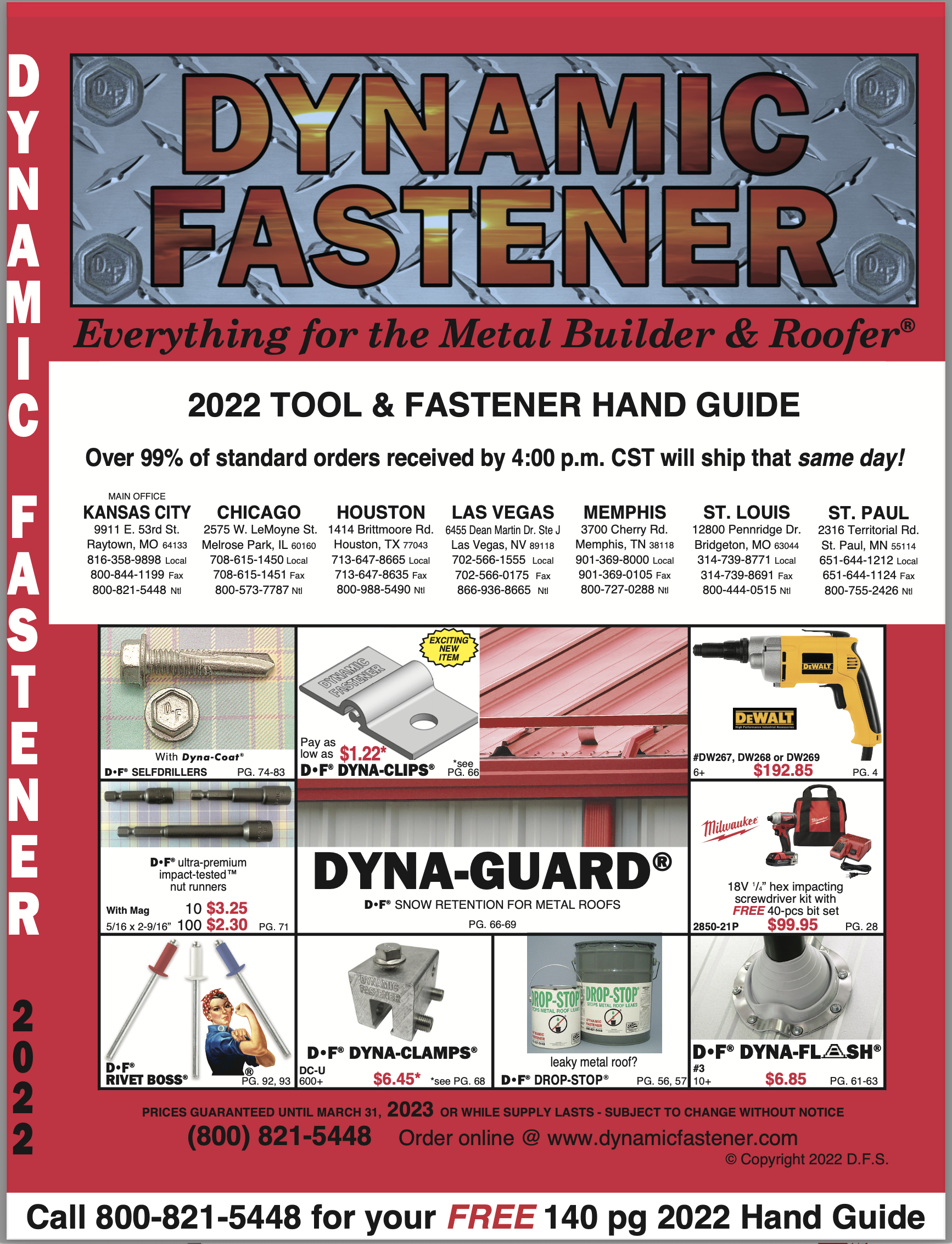 Dynamic Fastener’s New Tool and Fastener Hand Guide is Here