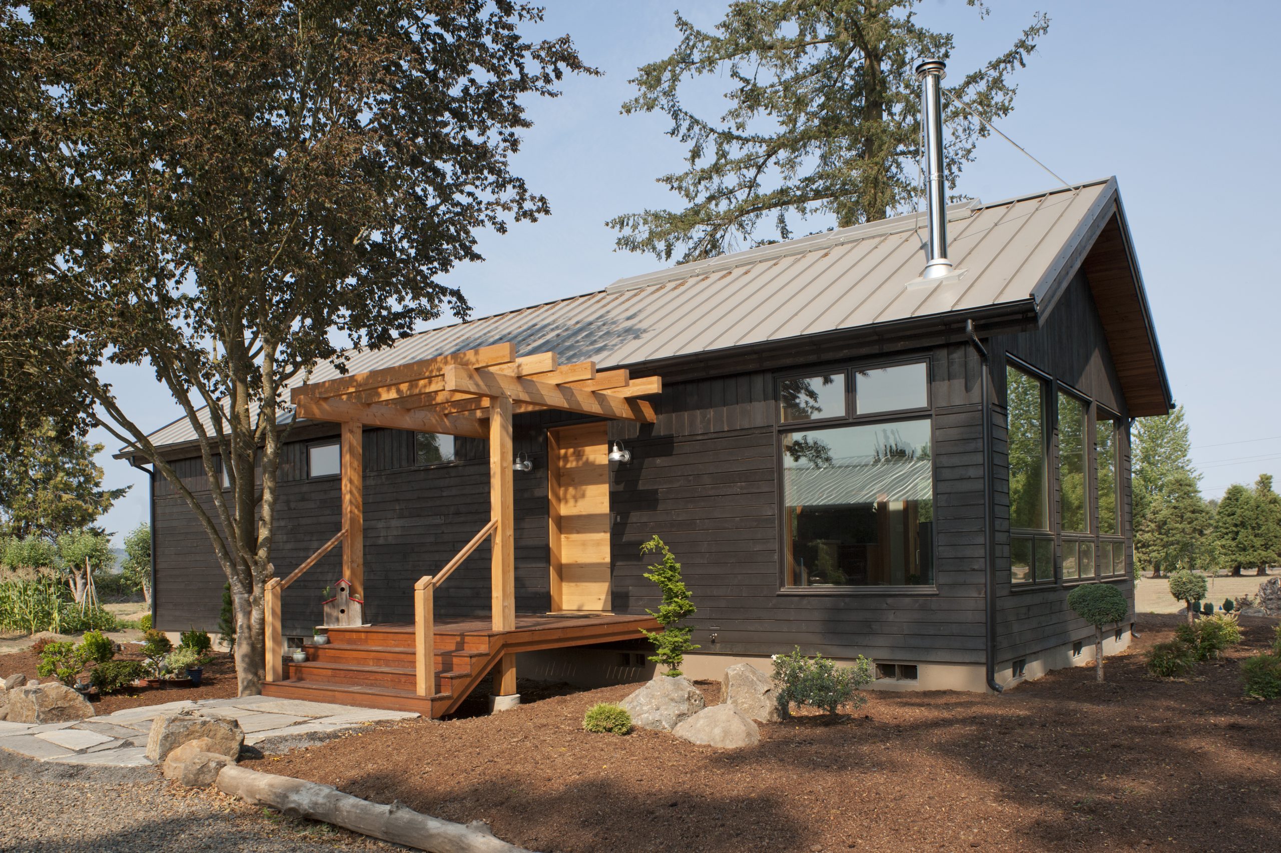 Small (but perfect) House-Pioneer Millworks Shou Sugi Ban Siding