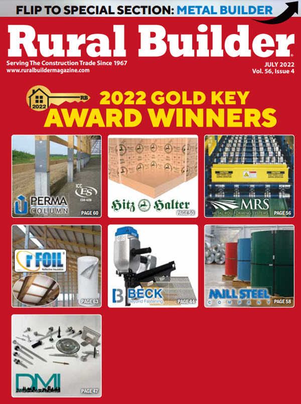 Rural Builder July 2022 – Gold Key Awards