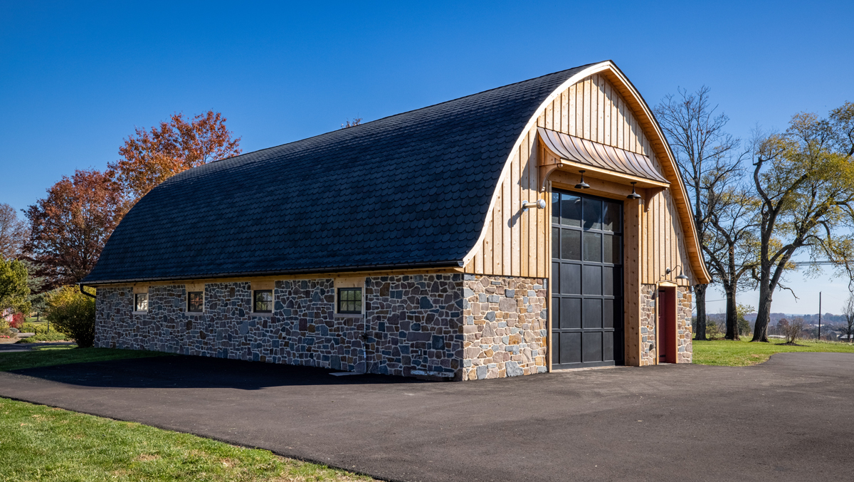 Quonset Hut Timber-Frame Garage | Rural Builder