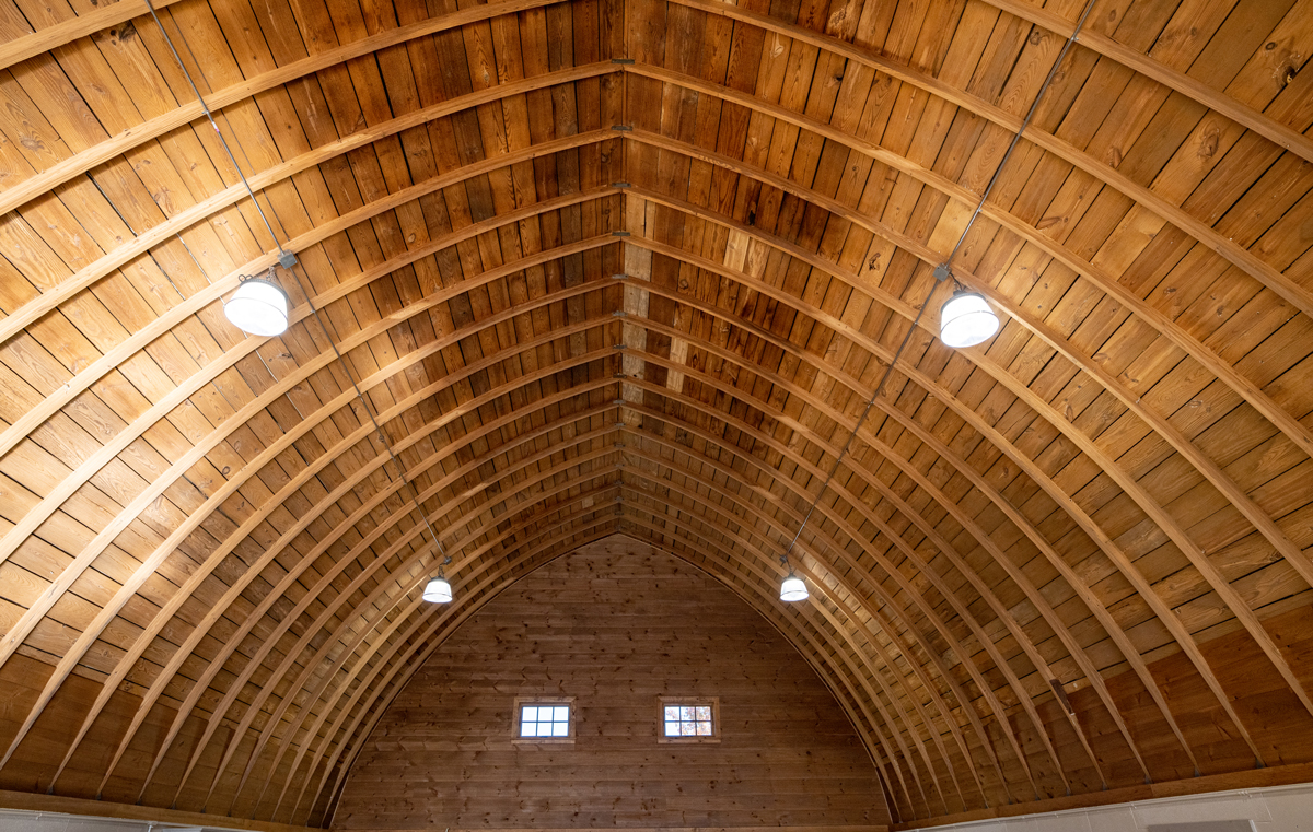 Quonset Hut Timber-Frame Garage | Rural Builder