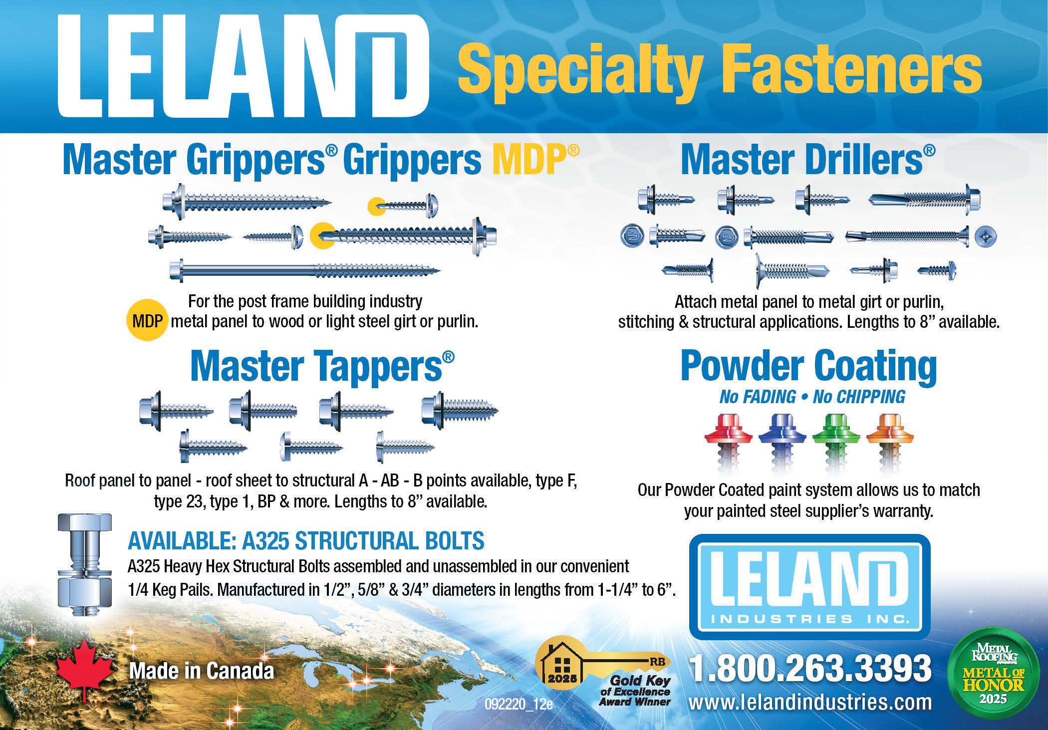 Gold Key Award Winner 2025 Leland Industries Inc Rural Builder 0725 Leland