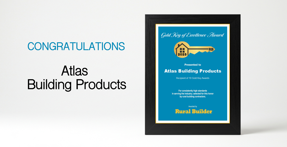 2025 Gold Key Award of Excellence: ATLAS BUILDING PRODUCTS