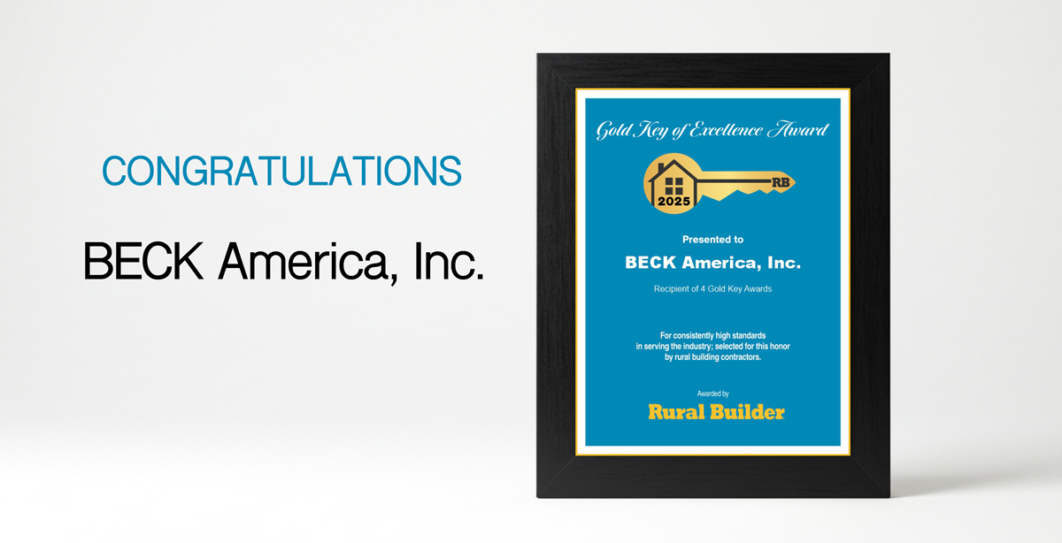 Gold Key of Excellence Winner 2025: Beck America Inc.