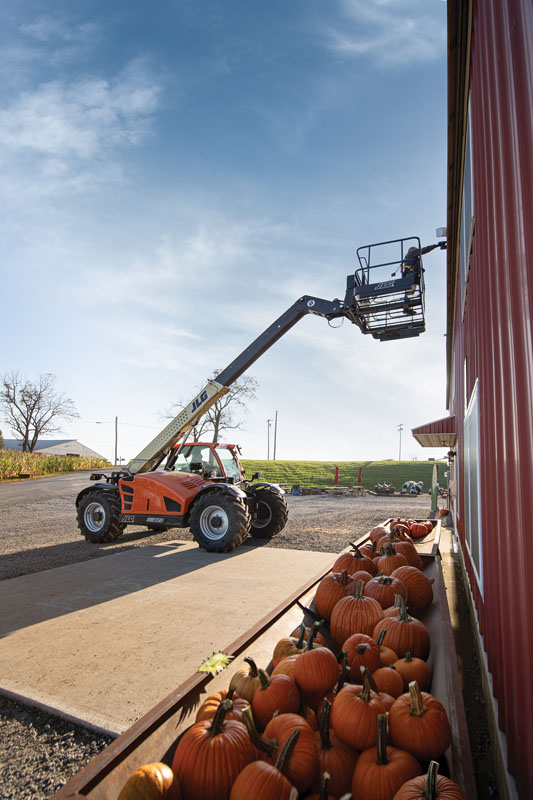 One of the benefits of purchasing a piece of equipment is that it is then an asset with resale value. Photo courtesy of JLG Industries
