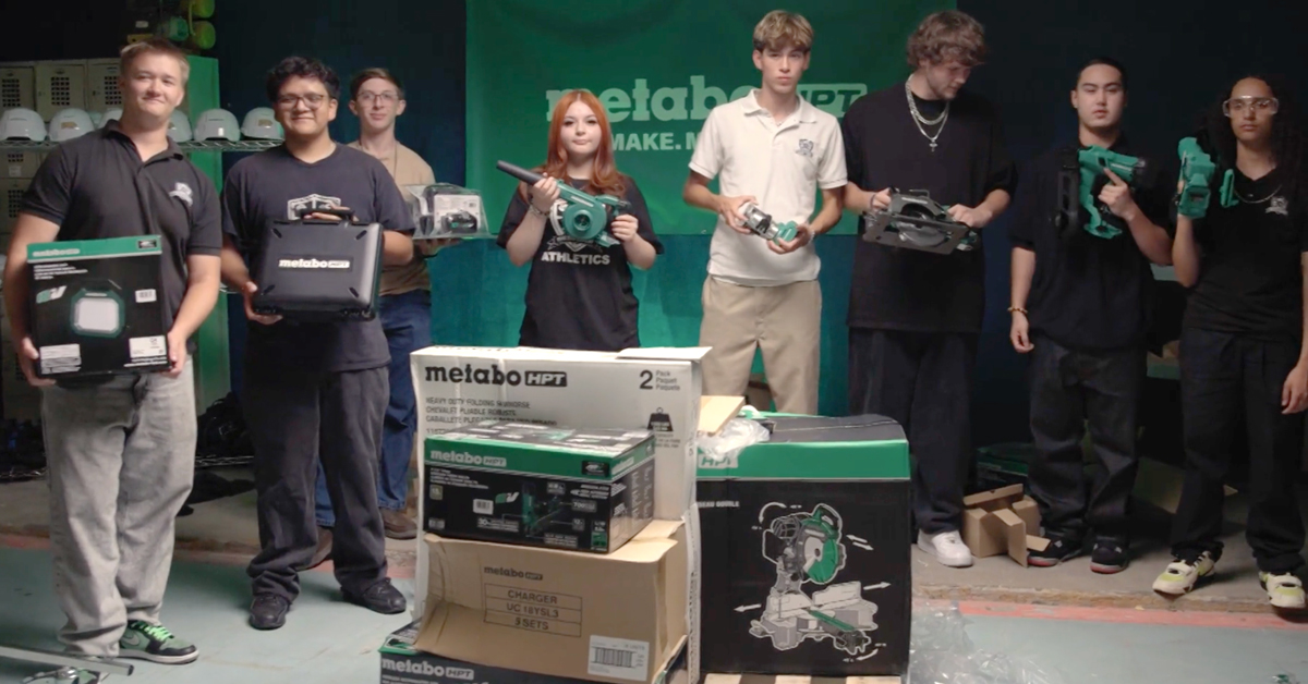 Metabo HPT Attempts to Equip Next Generation for the Trades