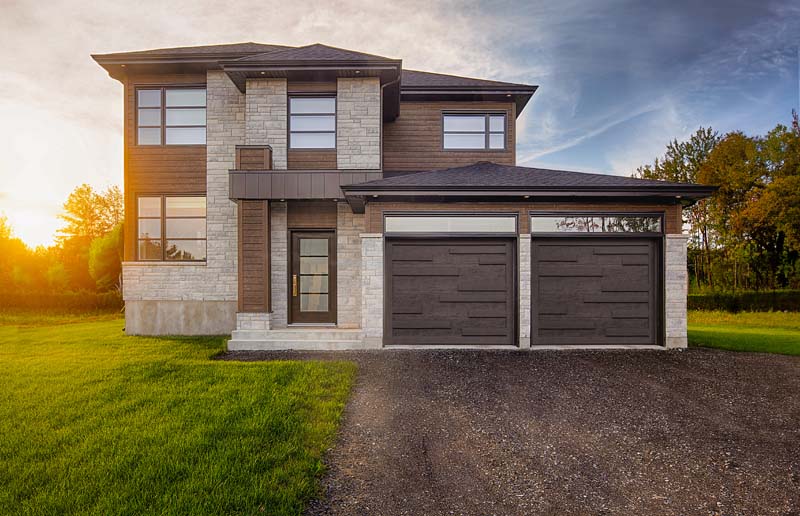Booth 751: Haas Door American Tradition Series garage doors.