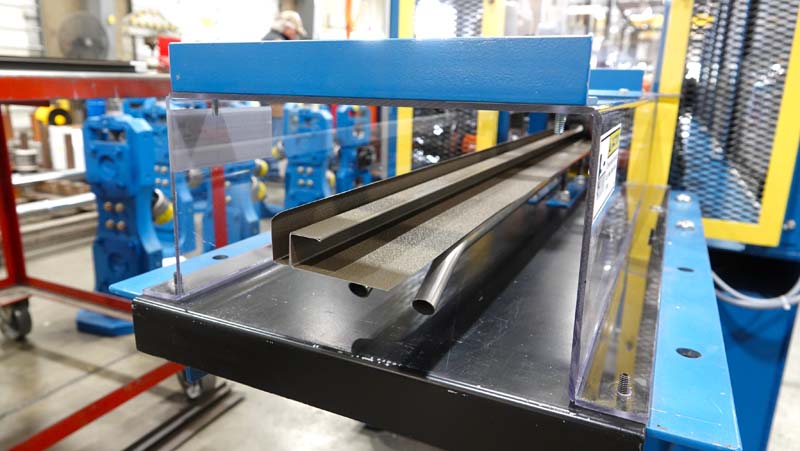 Booth 632: ASC Machine Tools F&J Trim Rollformer.