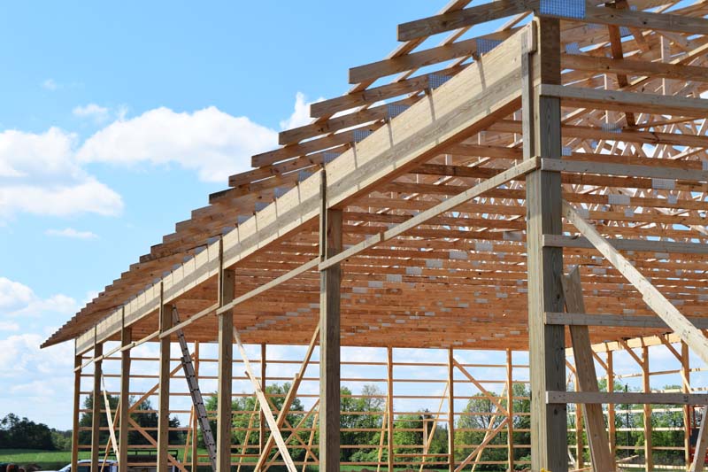 Booth 536: Rigidply Rafters Glulam Posts.