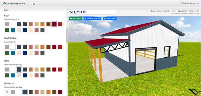 Booth 842: GitEstimate post-frame building estimation software.
