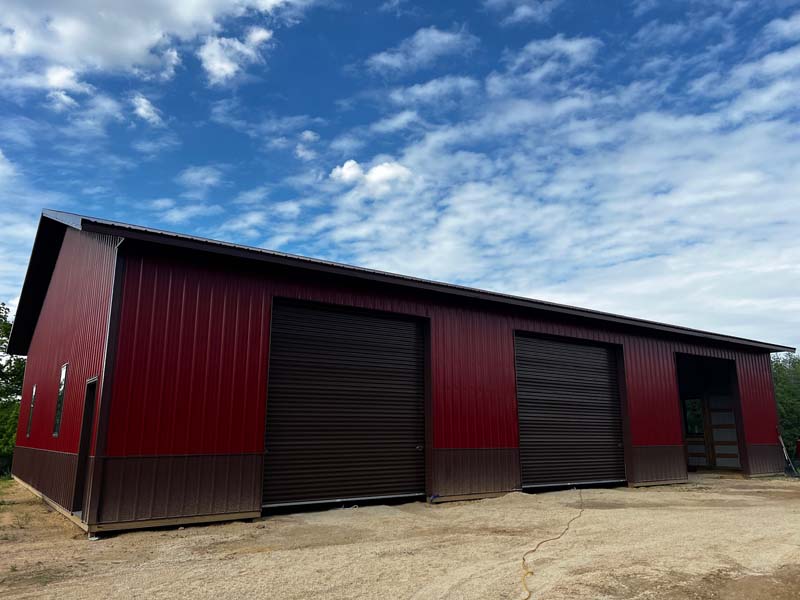 Booth 309: Trac-Rite steel roll-up doors.
