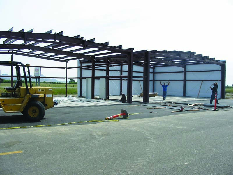 Most hangars are designed and built like any other steel or post-frame building — with the exception of oversized doors.