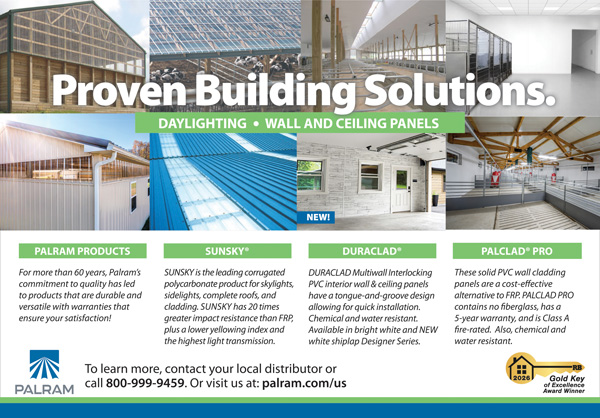 Palram Americas: Palram Earns Gold Key Recognition for High-Performance Building Solutions