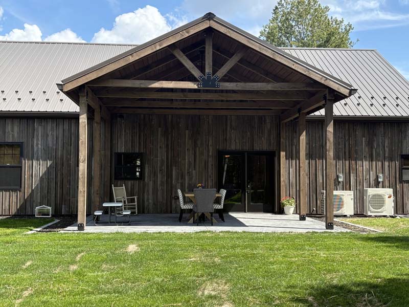 Residential Post-Frame Building Combines Rugged Design and Modern Comfort